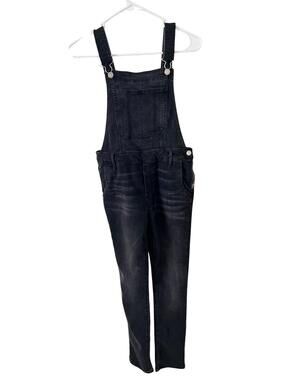 Black Orchid Skinny Denim Overalls Black Wash Size 27